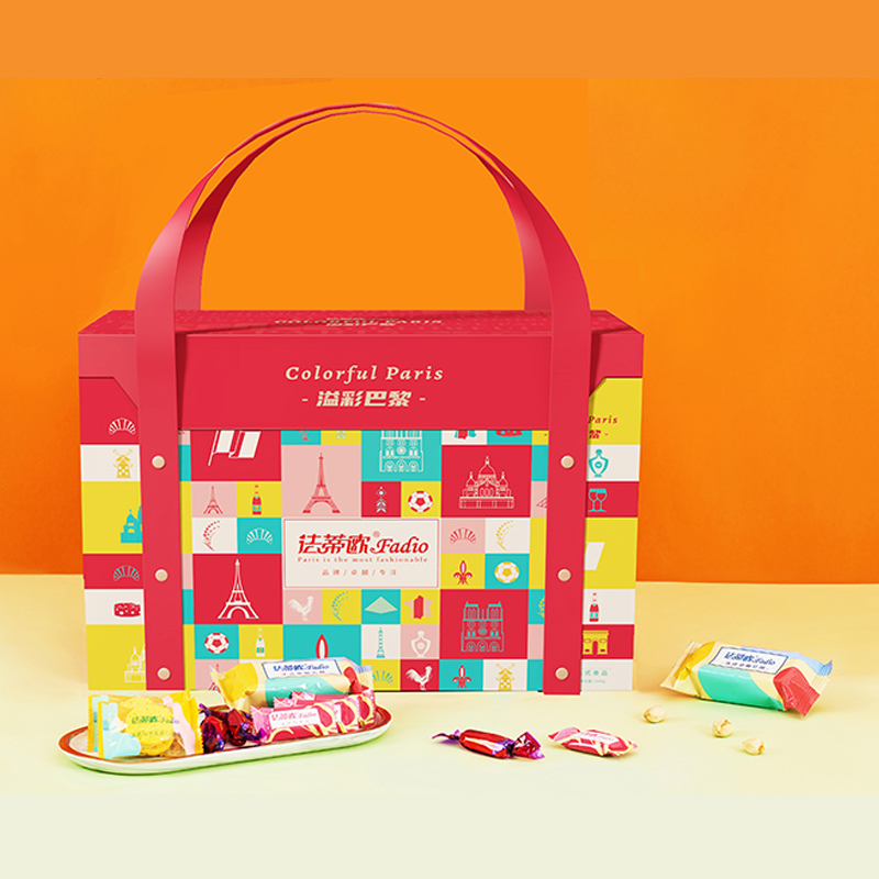 法蒂欧 零食坚果糖果礼盒年货大礼包 溢彩巴黎1735g