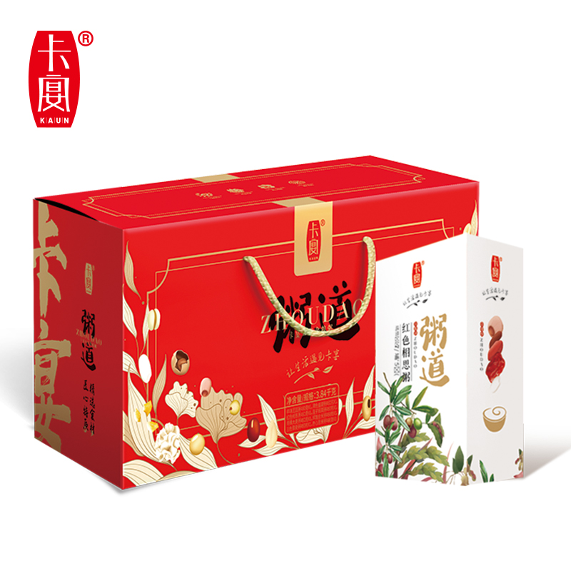 卡宴粥道福到粥料礼盒1250g