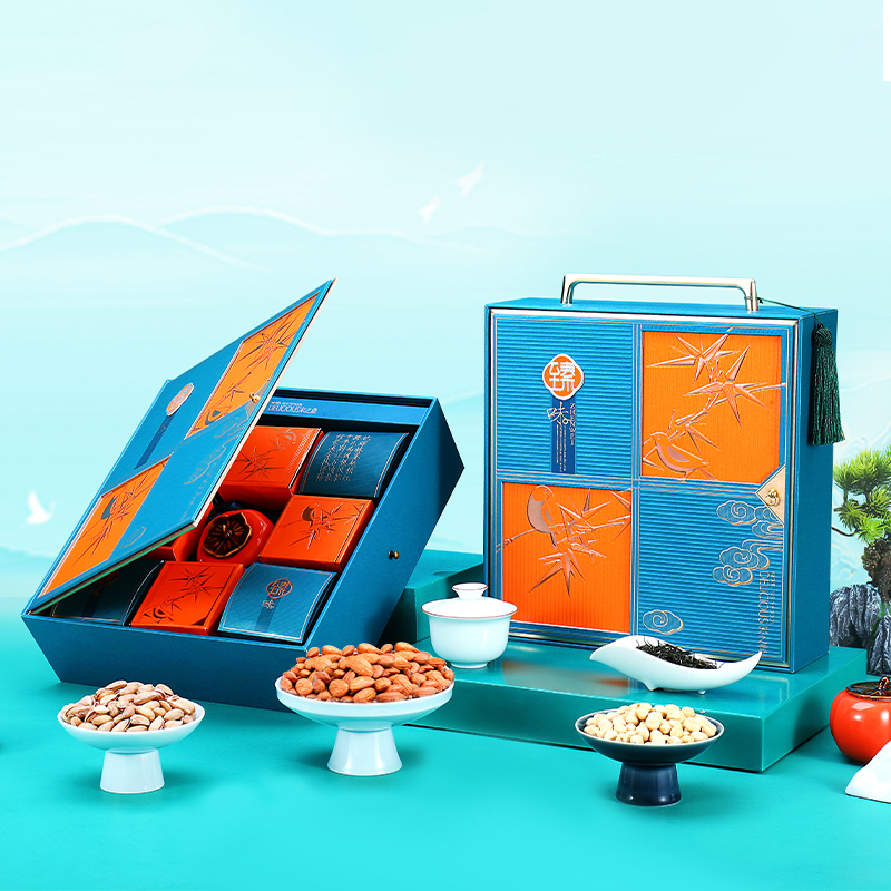 臻味 国潮宋韵坚果礼盒 宋之意1.055kg