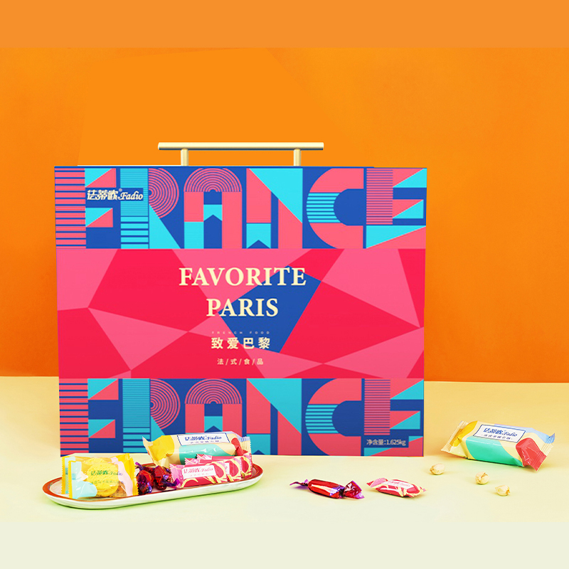 法蒂欧 零食坚果糖果礼盒年货大礼包 致爱巴黎1625g
