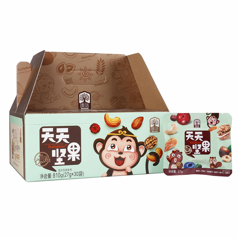 臻味-810g天天坚果儿童款礼盒（27g*30袋）