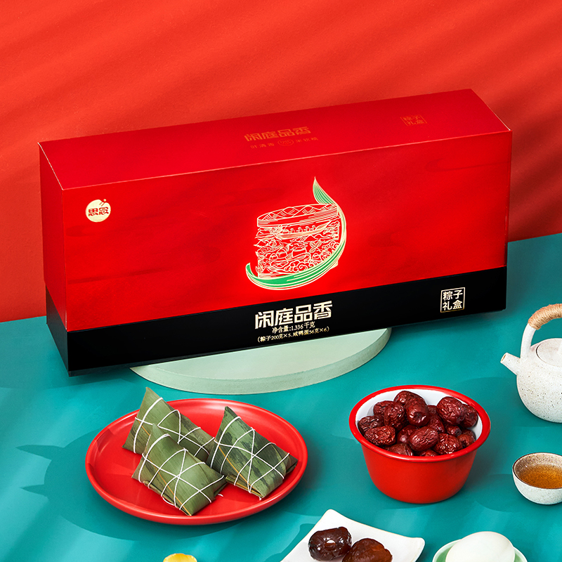 思念1336g闲庭品香粽子礼盒